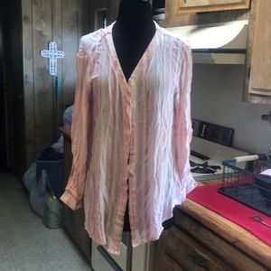 Pink & White Women’s Blouse